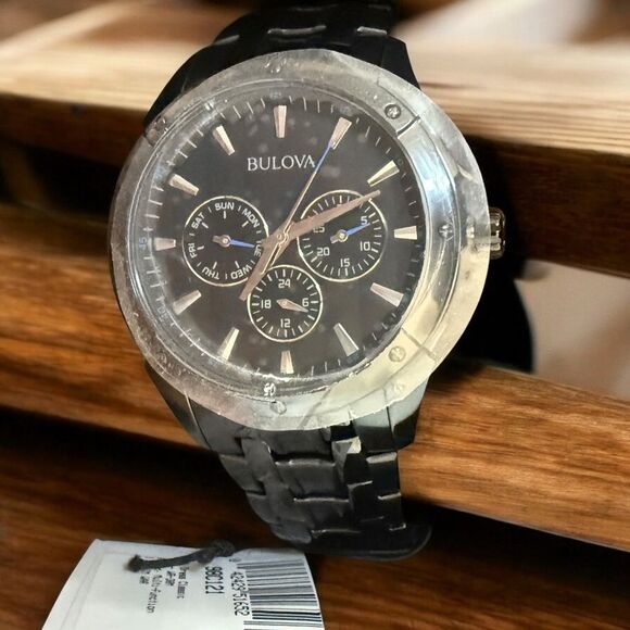 New With Tags Bulova Men's Watch 6 Hand Multi Functional Chronograph 98C121 - Picture 4 of 9